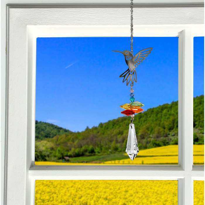 Crystal Fantasy Suncatcher Hummingbird